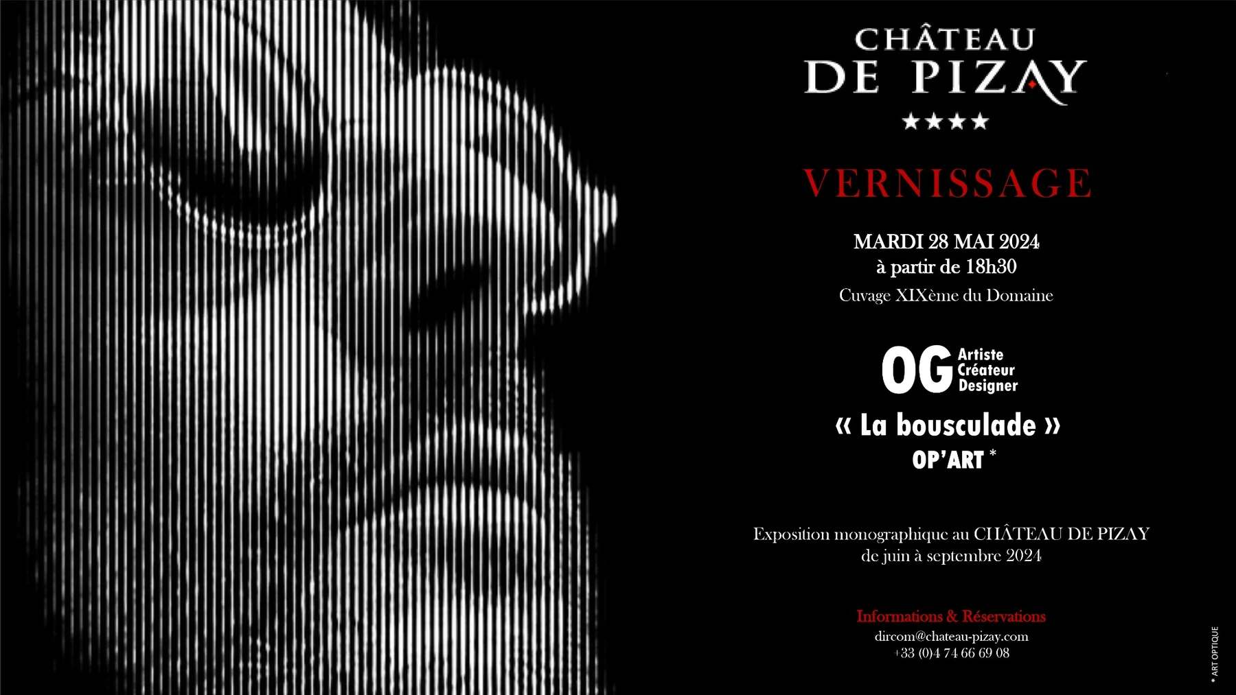 Vernissage au Château de Pizay
